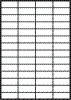 PET Farblaser - Etiketten  52,5 x 21,2 mm, 30 Blatt