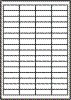 PET-Etiketten, klar transparent  48,5 x 16,9 mm, 30 Blatt