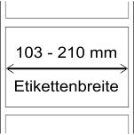 103 - 210 mm Breite