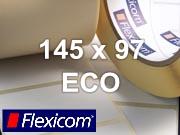 Flexicom Rollenetiketten, Format 145 x 97 mm, Papier Thermo Eco