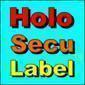 Hologrammetiketten Holo Secu Label