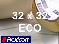 Flexicom Rollenetiketten, Format 32 x 32 mm, Papier Thermo Eco