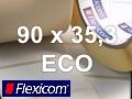 Flexicom Rollenetiketten, Format 90 x 35,3 mm, Papier Thermo Eco