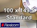 Flexicom Rollenetiketten, Format 100 x 149,5 mm, PET weiß